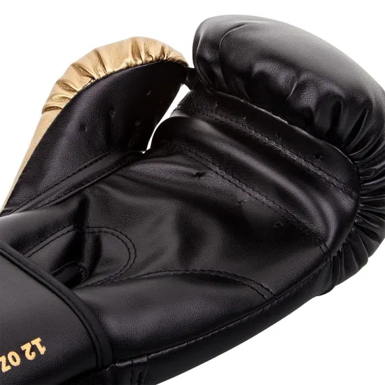 Боксерские перчатки Venum Contender Black Gold 12 унций