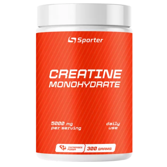 Креатин моногидрат Sporter Creatine Monohydrate-300г