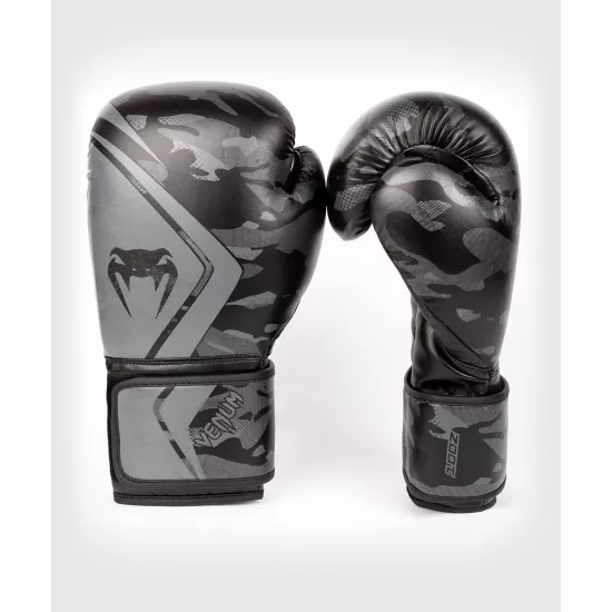 Боксерские перчатки Venum Defender Contender 2.0 Black 12 унций