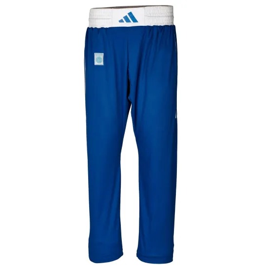 Штани для кікбоксингу Adidas WAKO Full Contact Синій-160см