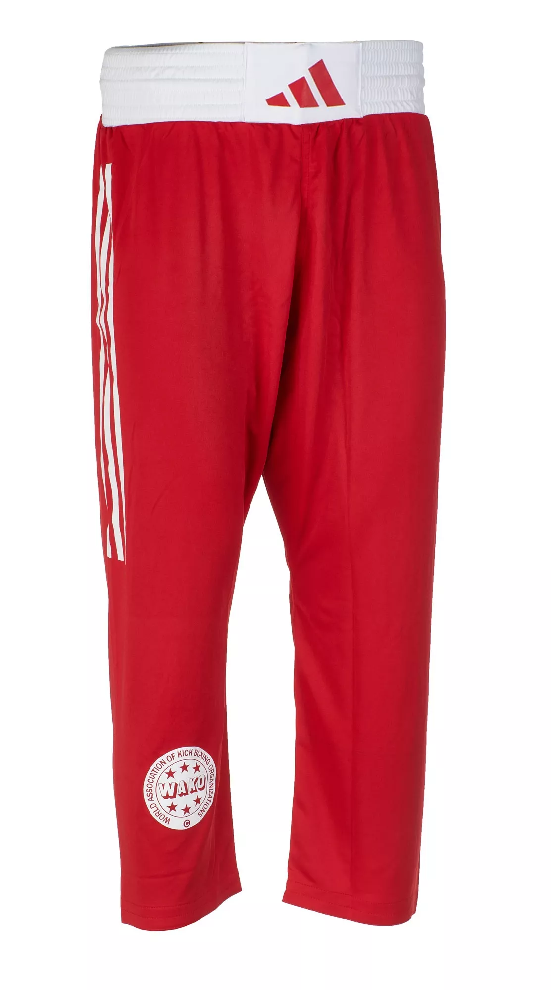 Штаны для кикбоксинга Adidas WAKO Full Contact Красные-160см