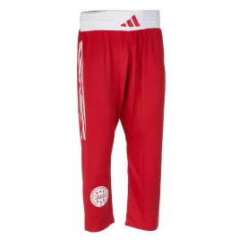 Штаны для кикбоксинга Adidas WAKO Full Contact Красные-160см