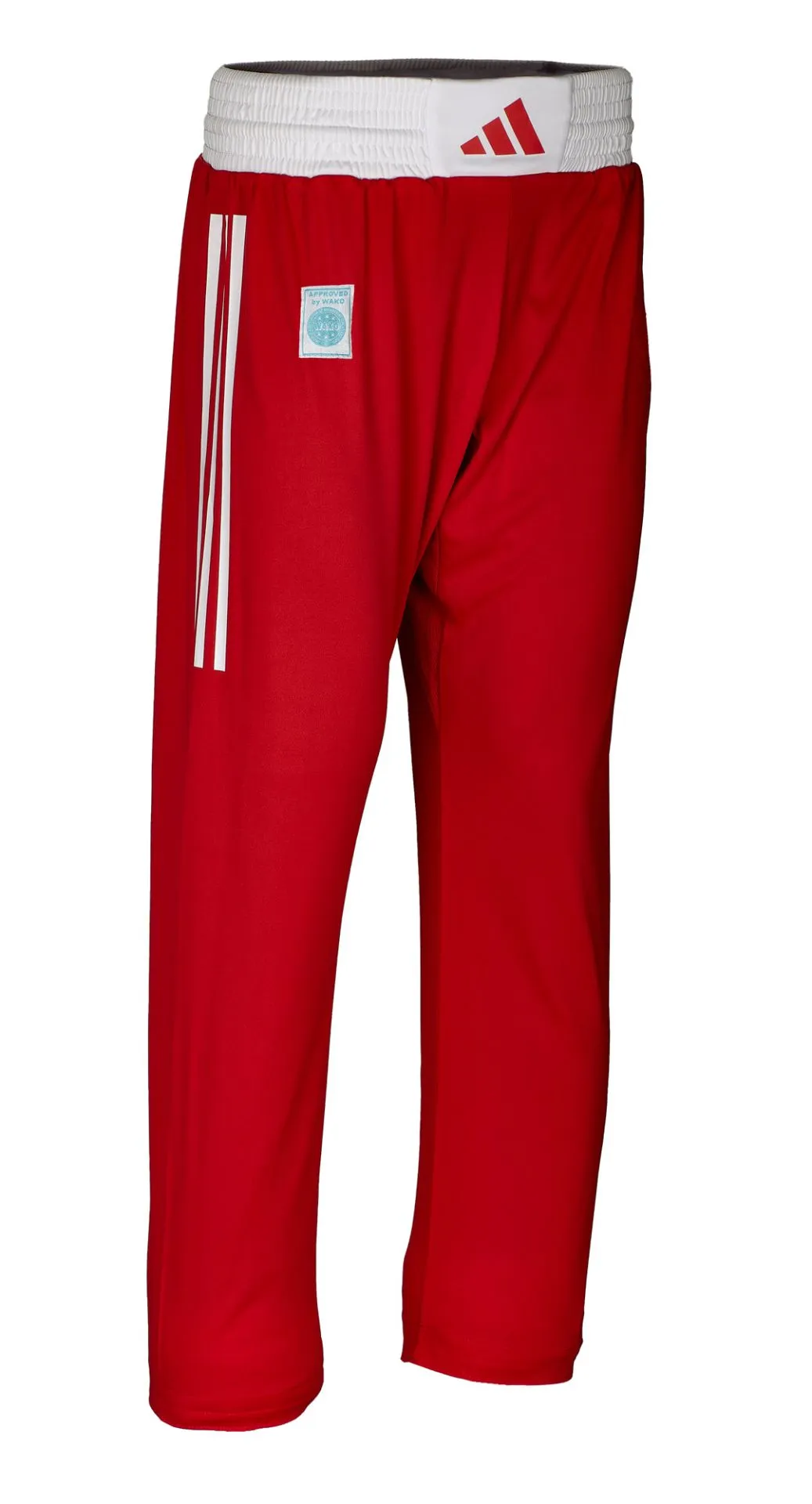 Штаны для кикбоксинга Adidas WAKO Full Contact Красные-160см