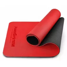 Килимок для фітнесу та йоги Power System Yoga Mat Premium PS-4060 Red