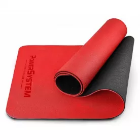 Коврик для фитнеса и йоги Power System Yoga Mat Premium PS-4060 Red