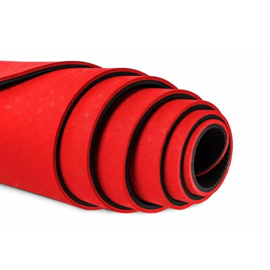 Килимок для фітнесу та йоги Power System Yoga Mat Premium PS-4060 Red