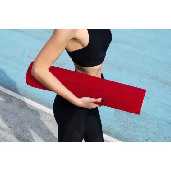 Килимок для фітнесу та йоги Power System Yoga Mat Premium PS-4060 Red
