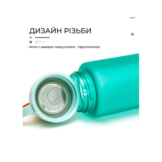 Пляшка для води CASNO 800 мл KXN-1242 Синя