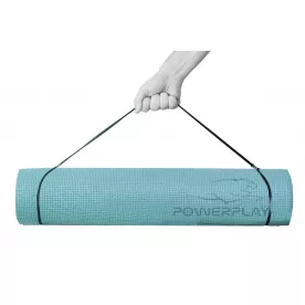 Килимок для йоги та фітнесу PowerPlay 4010 (173*61*0.6) Зелений