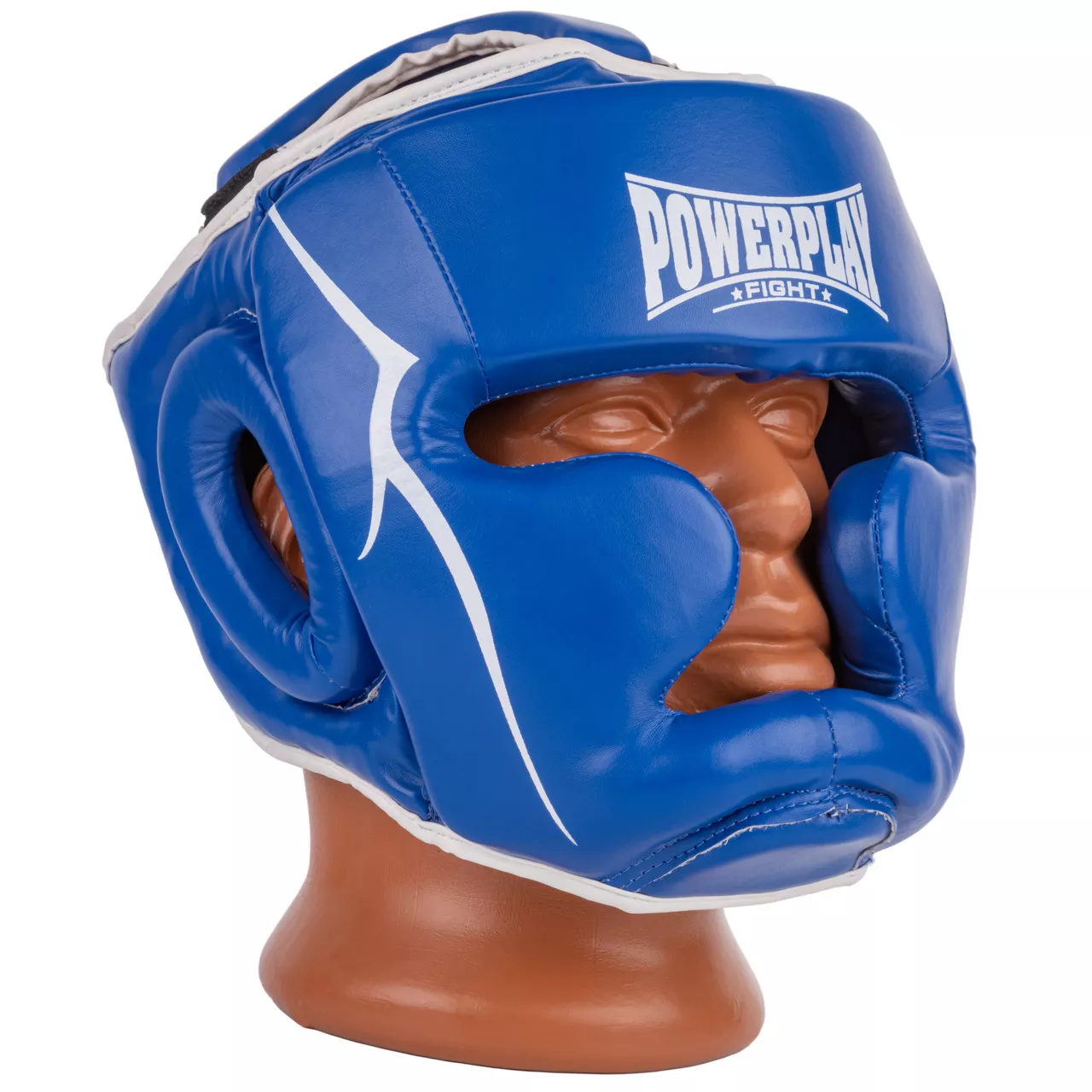 Боксерський шолом тренувальний PowerPlay 3100 PU Синій XS