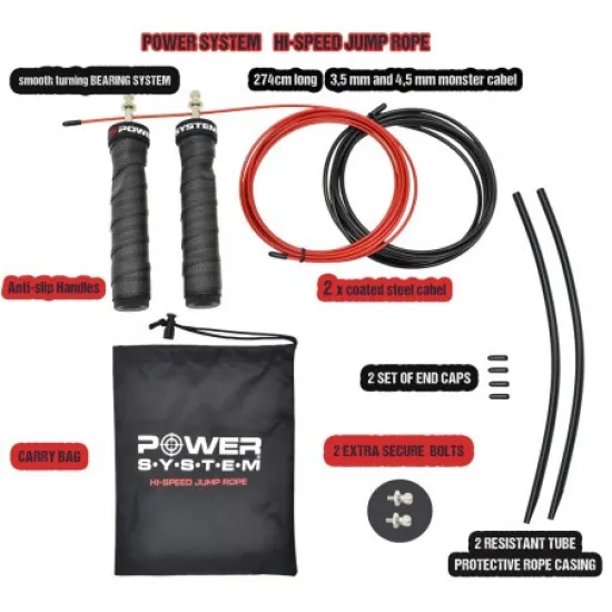 Cкакалка скоростная Power System PS-4079 Длина: 300см