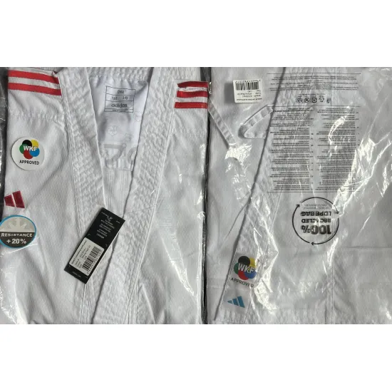 Комплект кимоно Adidas K220DNAKIT Fighter Slim Fit (2 куртки и 1 штаны)-155