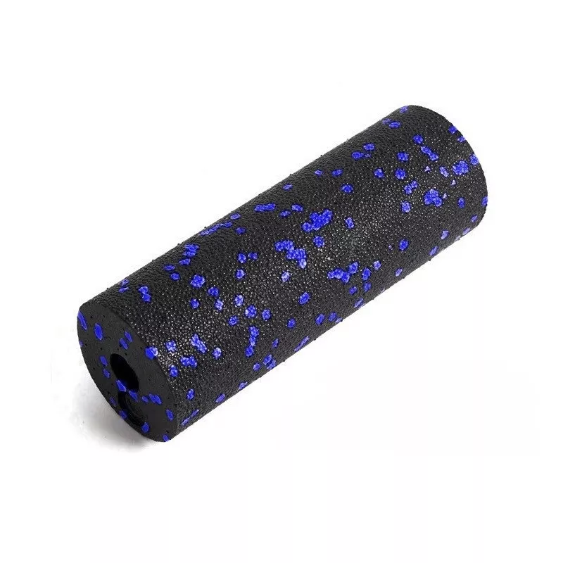 Набор для массажа и йоги PowerPlay PP_4091 EPP (2 мячика + валик массажер 15*5,3 см.) Blue + резинка 7,5 кг.