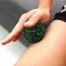 Набор для массажа и йоги PowerPlay PP_4096 (Ролик 33*14 + 2 мяча) Green + резинка 5.5 кг