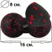 Набор для массажа и йоги PowerPlay PP_4096 (ролик 33*14 + 2-я мячи) Black + резинка 11 кг.