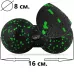 Набор для массажа и йоги PowerPlay PP_4091 EPP (2 мячика + валик массажер 15*5,3 см.) Green + резинка 5.5 кг.