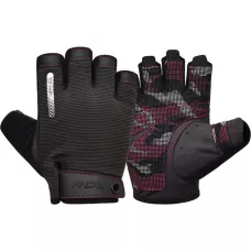 Перчатки для фитнеса RDX T2 Half Pink S