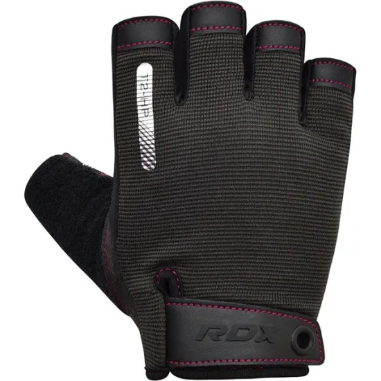 Перчатки для фитнеса RDX T2 Half Pink S