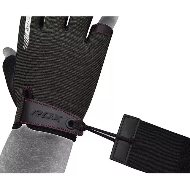 Перчатки для фитнеса RDX T2 Half Pink S