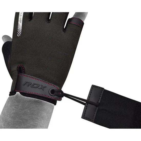 Перчатки для фитнеса RDX T2 Half Pink S