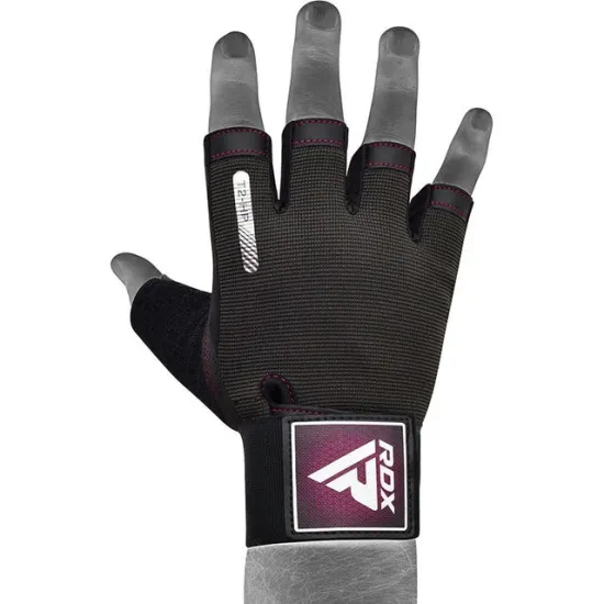 Перчатки для фитнеса RDX T2 Half Pink S