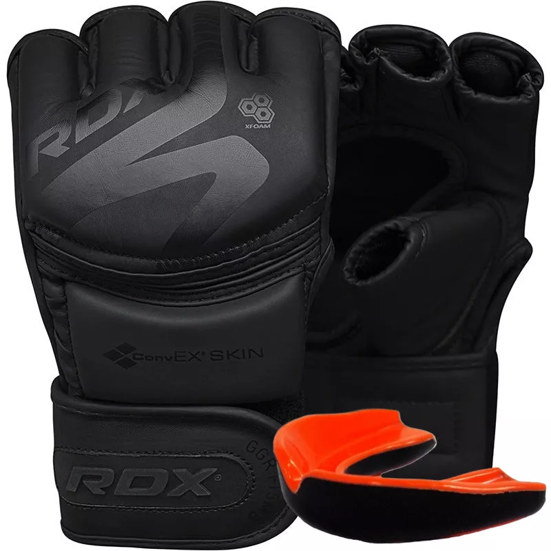 Перчатки ММА RDX F15 Noir Matte Black S