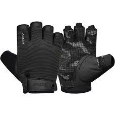 Перчатки для фитнеса RDX T2 Half Black PLUS-S