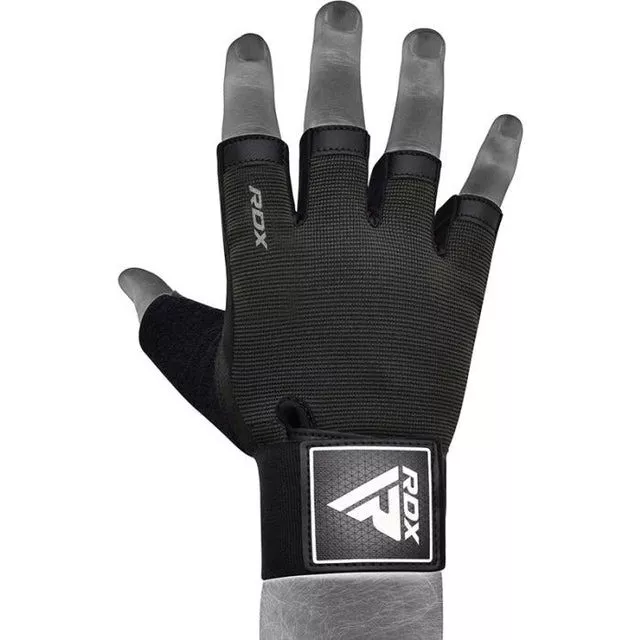 Перчатки для фитнеса RDX T2 Half Black PLUS-S