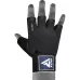 Перчатки для фитнеса RDX T2 Half Blue PLUS-S