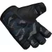 Перчатки для фитнеса RDX T2 Half Blue PLUS-S