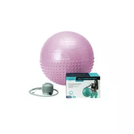 Фитбол полумассажный PowerPlay 4003 65cm Gymball Лиловый + насос