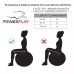 Фитбол полумассажный PowerPlay 4003 65cm Gymball Лиловый + насос