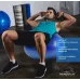 Фитбол полумассажный PowerPlay 4003 65cm Gymball Лиловый + насос