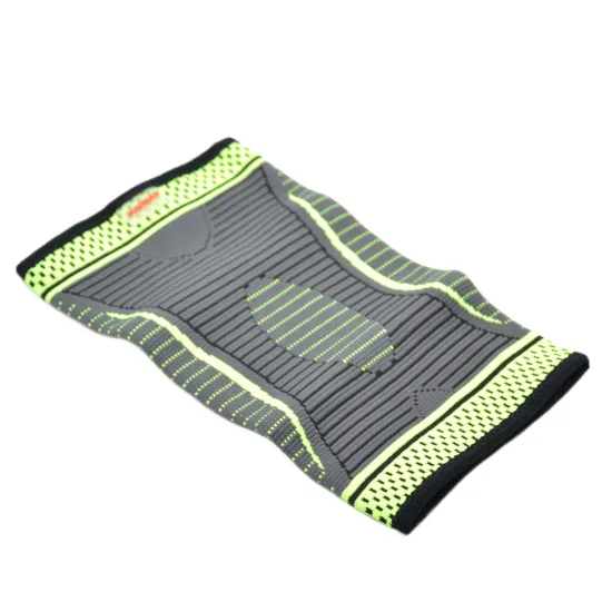 Компресійний наколінник MadMax MFA-284 3D Compressive knee support Dark grey/Neon green S-1шт