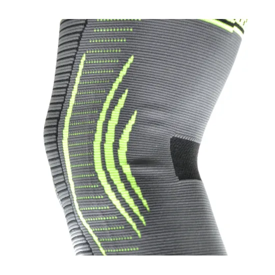 Компресійний наколінник MadMax MFA-284 3D Compressive knee support Dark grey/Neon green S-1шт