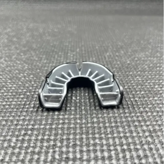 Капа OPRO Silver Grillz Black/Silver-доросла