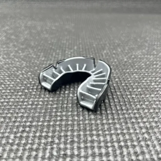 Капа OPRO Silver Grillz Black/Silver-доросла