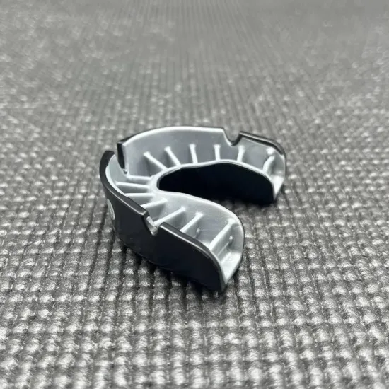 Капа OPRO Silver Grillz Black/Silver-доросла