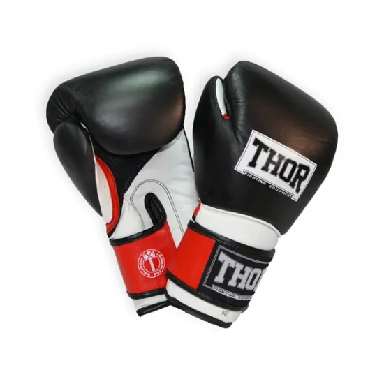 Рукавички боксерські THOR PRO KING 10oz /PU /чорно-червоно-білі