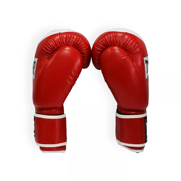 Перчатки боксерские THOR COMPETITION 10oz PU красно-белые