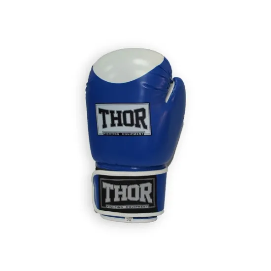Перчатки боксерские THOR COMPETITION 10oz Кожа сине-белые