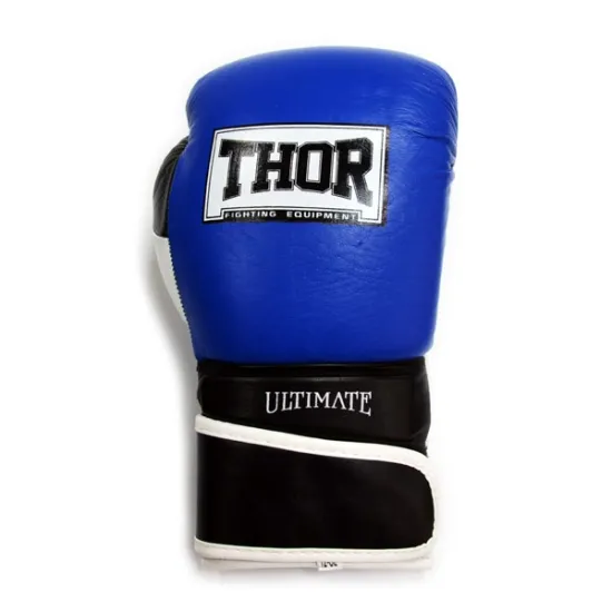 Рукавички боксерські THOR ULTIMATE 10oz /PU /синьо-чорно-білі