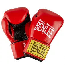 Перчатки боксерские Benlee FIGHTER 10oz Кожа красно-черные