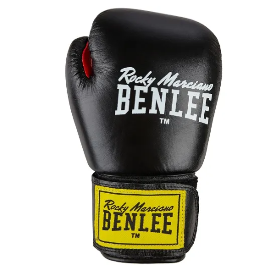 Рукавички боксерські Benlee FIGHTER 10oz Шкіра чорно-червоні