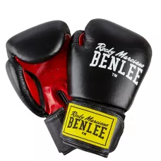 Перчатки боксерские Benlee FIGHTER 14oz Кожа черно-красные