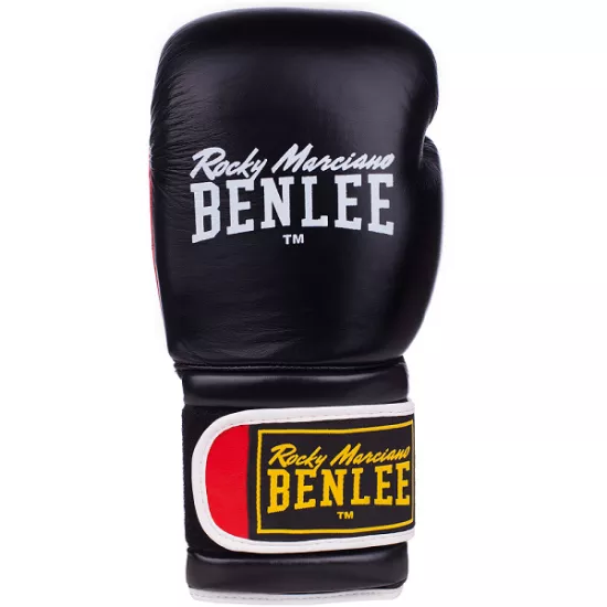 Перчатки боксерские Benlee SUGAR DELUXE 10oz Кожа черно-красные