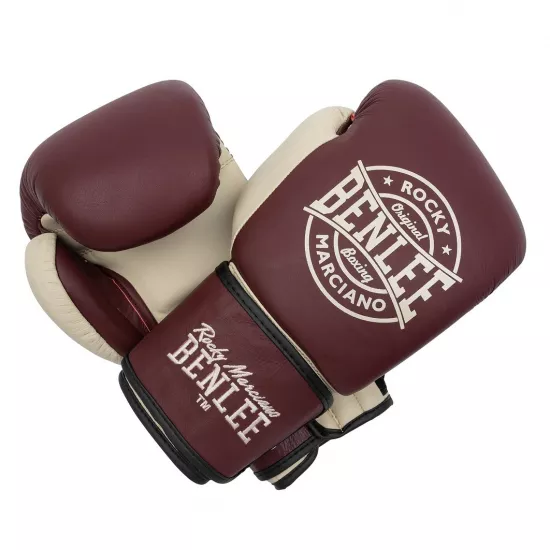 Перчатки боксерские Benlee WAKEFIELD 12oz Кожа бордовые
