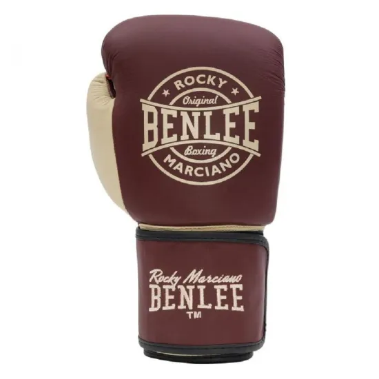 Перчатки боксерские Benlee WAKEFIELD 12oz Кожа бордовые