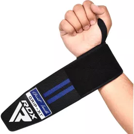 Бинти для зап'ясть RDX WR11 GYM Wrist Wrap Black/Blue