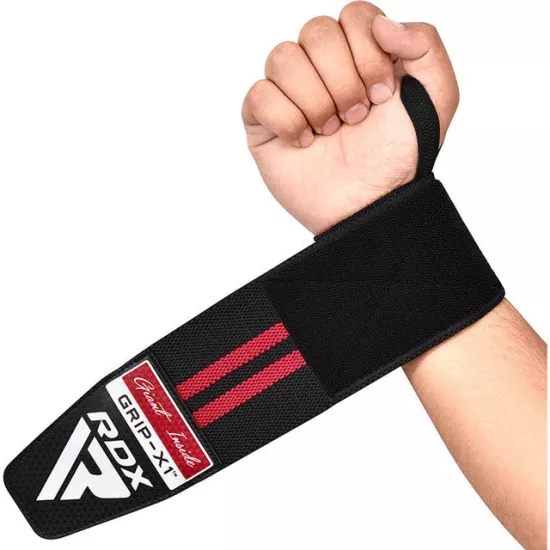 Бинты для запястий RDX WR11 GYM Wrist Wrap Black/Red